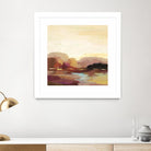 Maroon Landscape by Silvia Vassileva on GIANT ART - abstract abstract