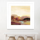 Maroon Landscape by Silvia Vassileva on GIANT ART - abstract abstract