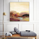 Maroon Landscape by Silvia Vassileva on GIANT ART - abstract abstract