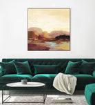 Maroon Landscape by Silvia Vassileva on GIANT ART - abstract abstract