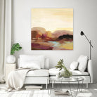 Maroon Landscape by Silvia Vassileva on GIANT ART - abstract abstract