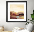 Maroon Landscape by Silvia Vassileva on GIANT ART - abstract abstract