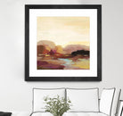 Maroon Landscape by Silvia Vassileva on GIANT ART - abstract abstract