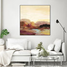 Maroon Landscape by Silvia Vassileva on GIANT ART - abstract abstract