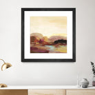 Maroon Landscape by Silvia Vassileva on GIANT ART - abstract abstract