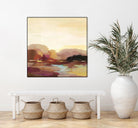 Maroon Landscape by Silvia Vassileva on GIANT ART - abstract abstract