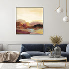 Maroon Landscape by Silvia Vassileva on GIANT ART - abstract abstract