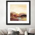 Maroon Landscape by Silvia Vassileva on GIANT ART - abstract abstract