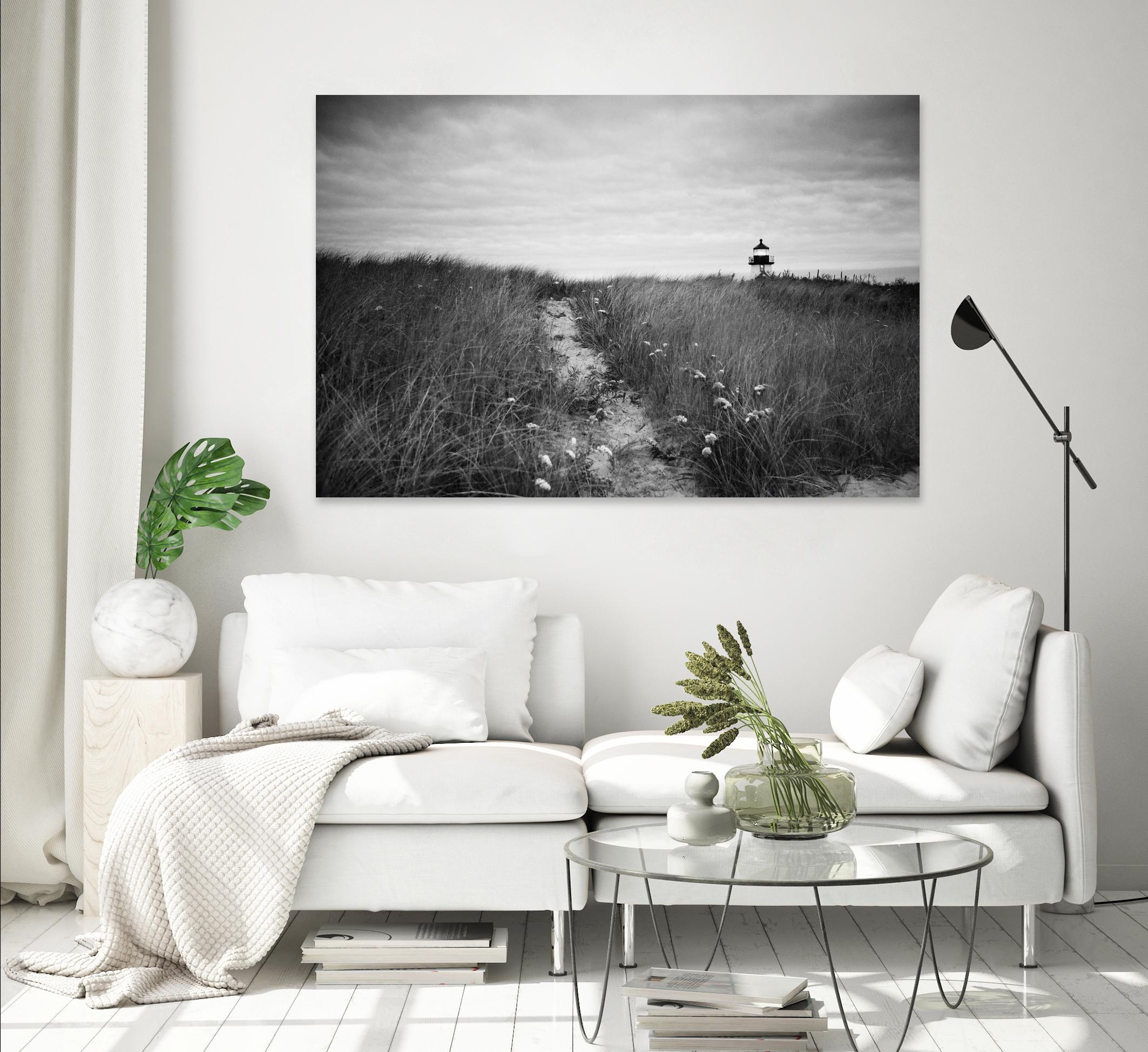 Nantucket Light by Aledanda on GIANT ART - grey black & white path