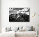 Zion Canyon I by Laura Marshall on GIANT ART - landscape black