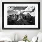 Zion Canyon I by Laura Marshall on GIANT ART - landscape black