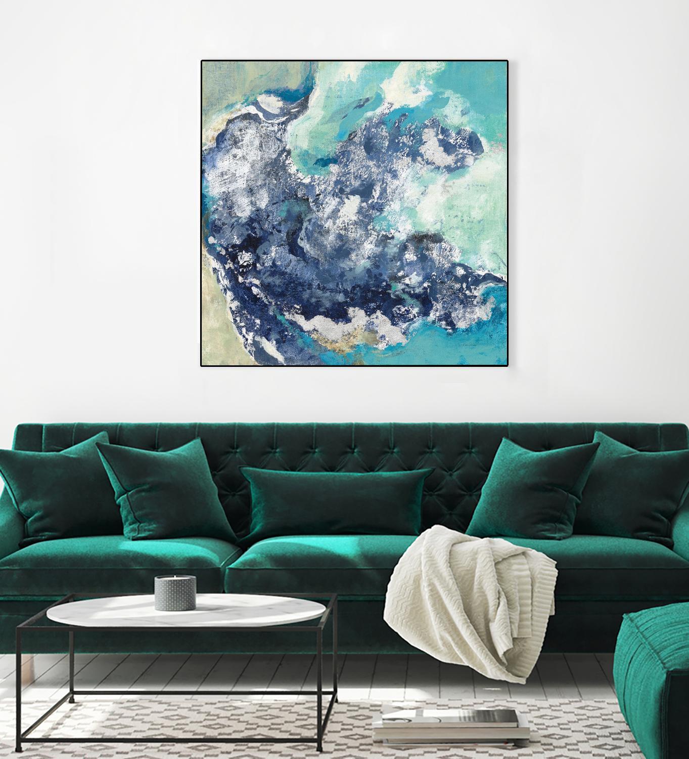 Turquoise by Silvia Vassileva on GIANT ART - abstract abstract