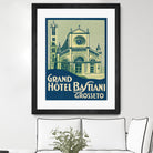 Travel Poster III by Wild Apple on GIANT ART - architecture adventure