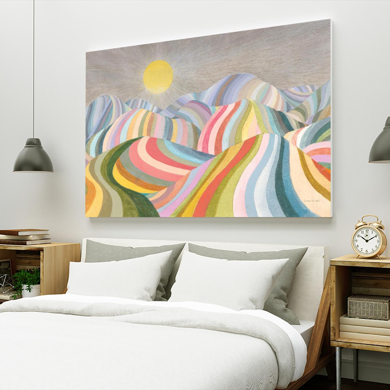The Hills Roll On by Danhui Nai on GIANT ART - abstract abstract