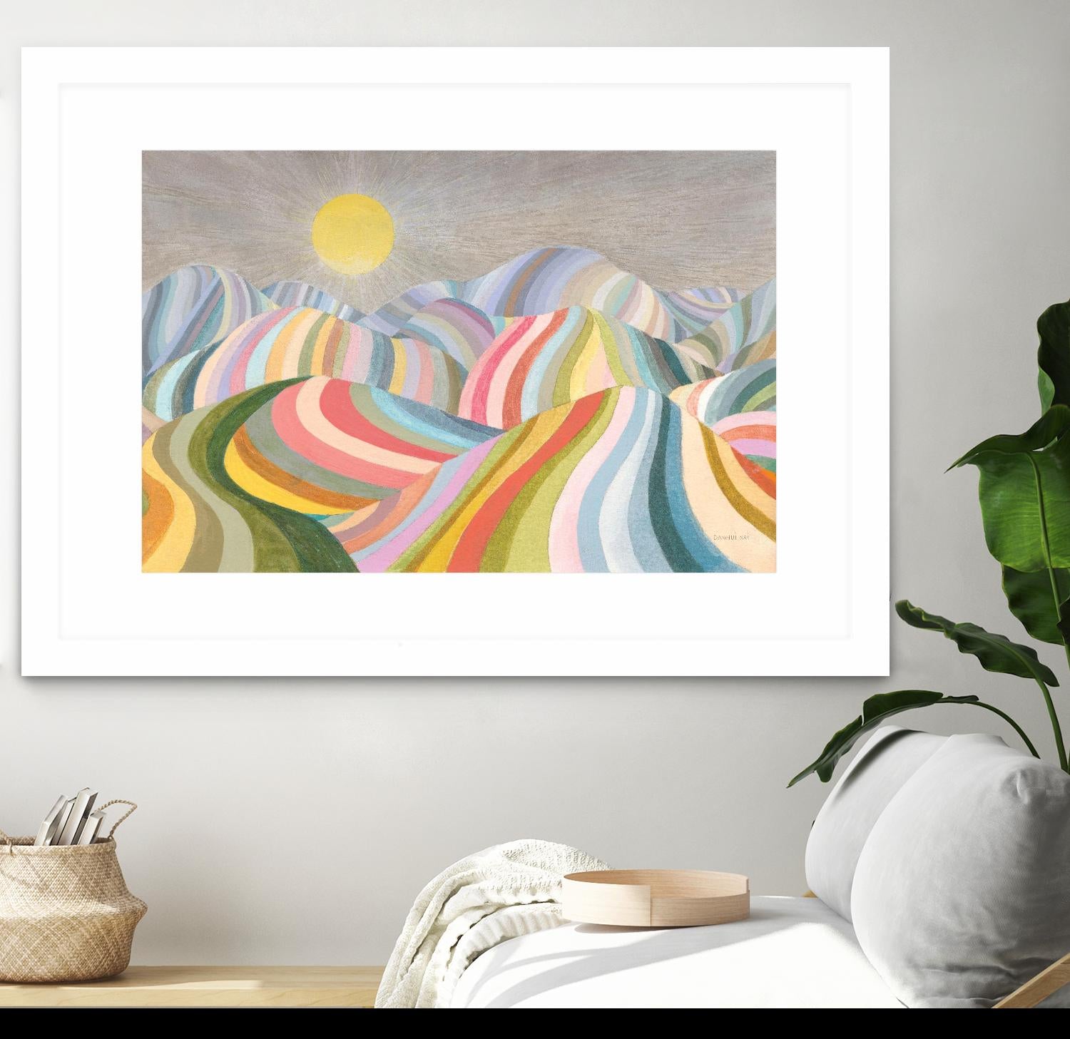 The Hills Roll On by Danhui Nai on GIANT ART - abstract abstract