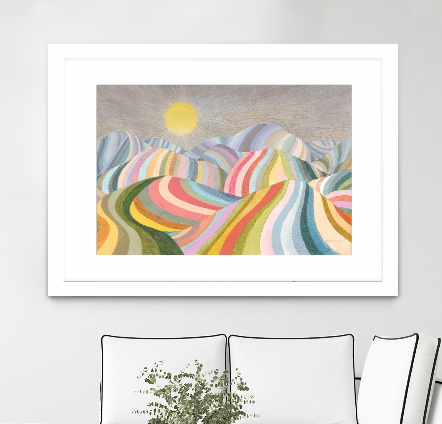 The Hills Roll On by Danhui Nai on GIANT ART - abstract abstract