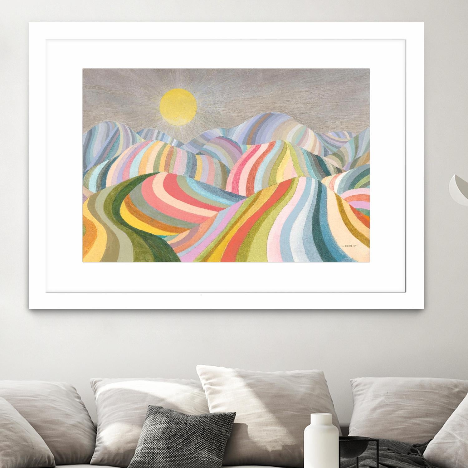 The Hills Roll On by Danhui Nai on GIANT ART - abstract abstract