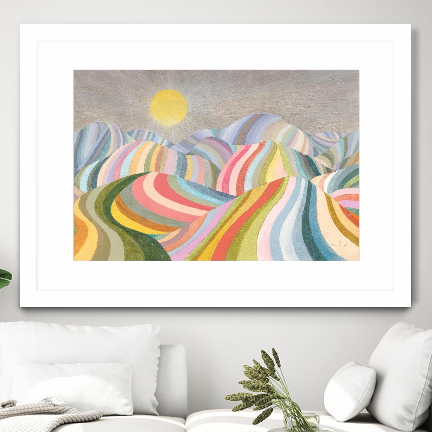 The Hills Roll On by Danhui Nai on GIANT ART - abstract abstract