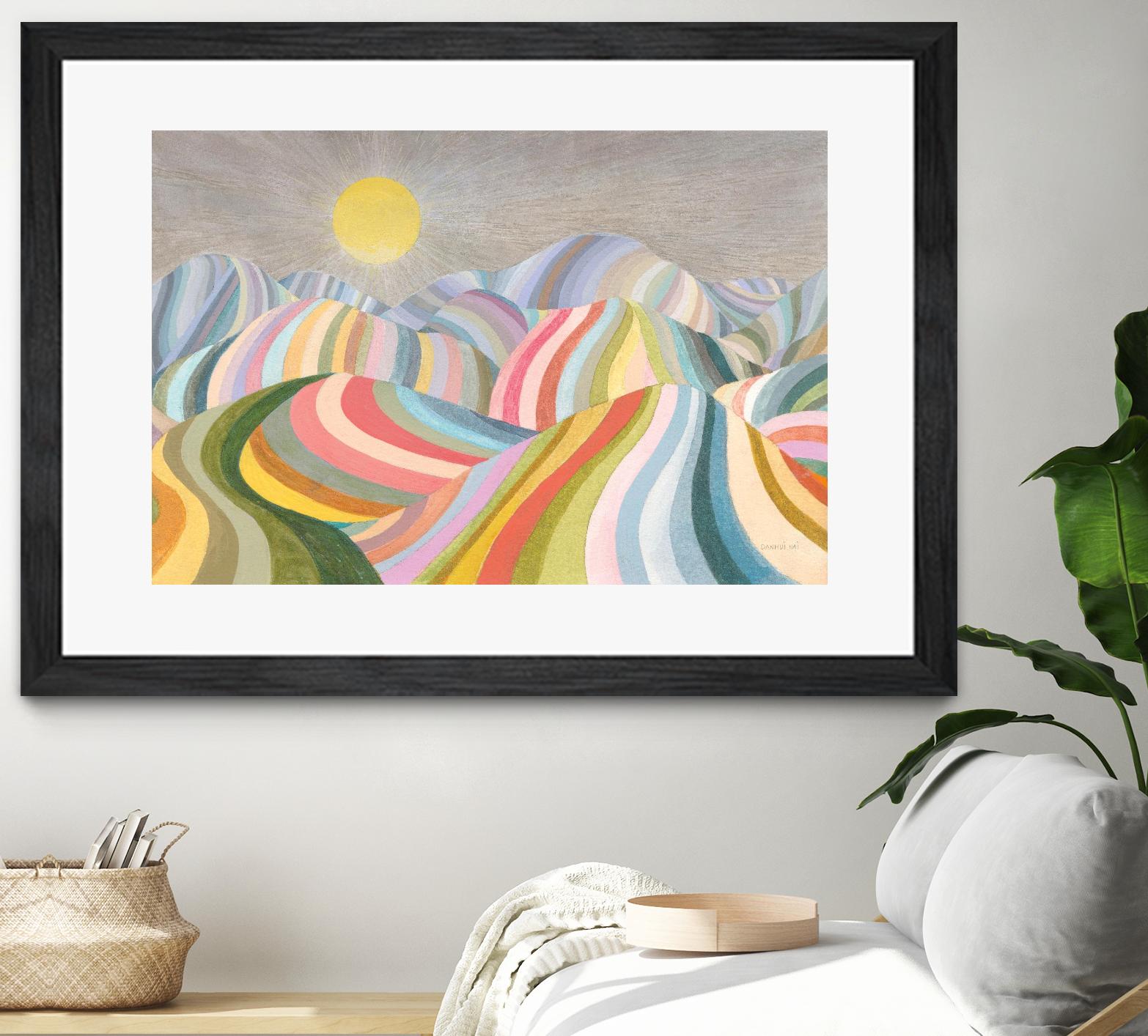 The Hills Roll On by Danhui Nai on GIANT ART - abstract abstract