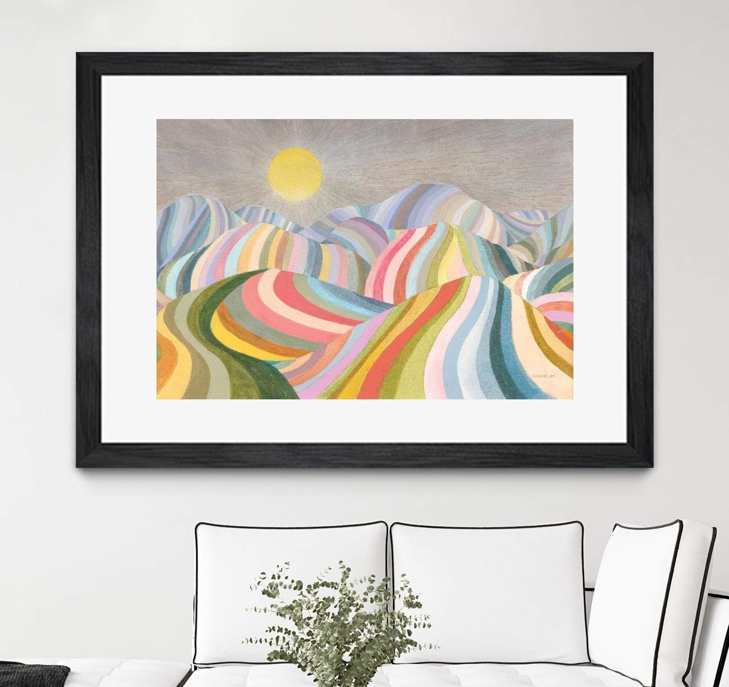 The Hills Roll On by Danhui Nai on GIANT ART - abstract abstract