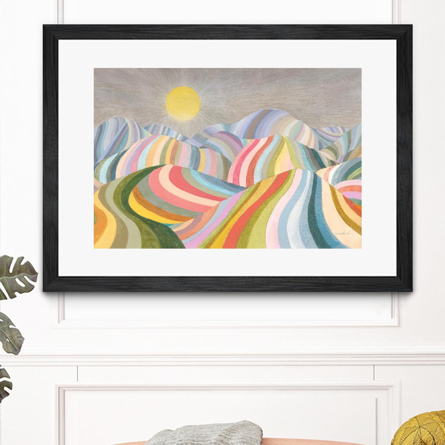 The Hills Roll On by Danhui Nai on GIANT ART - abstract abstract