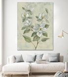 Sage Magnolia by Silvia Vassileva on GIANT ART - florals florals