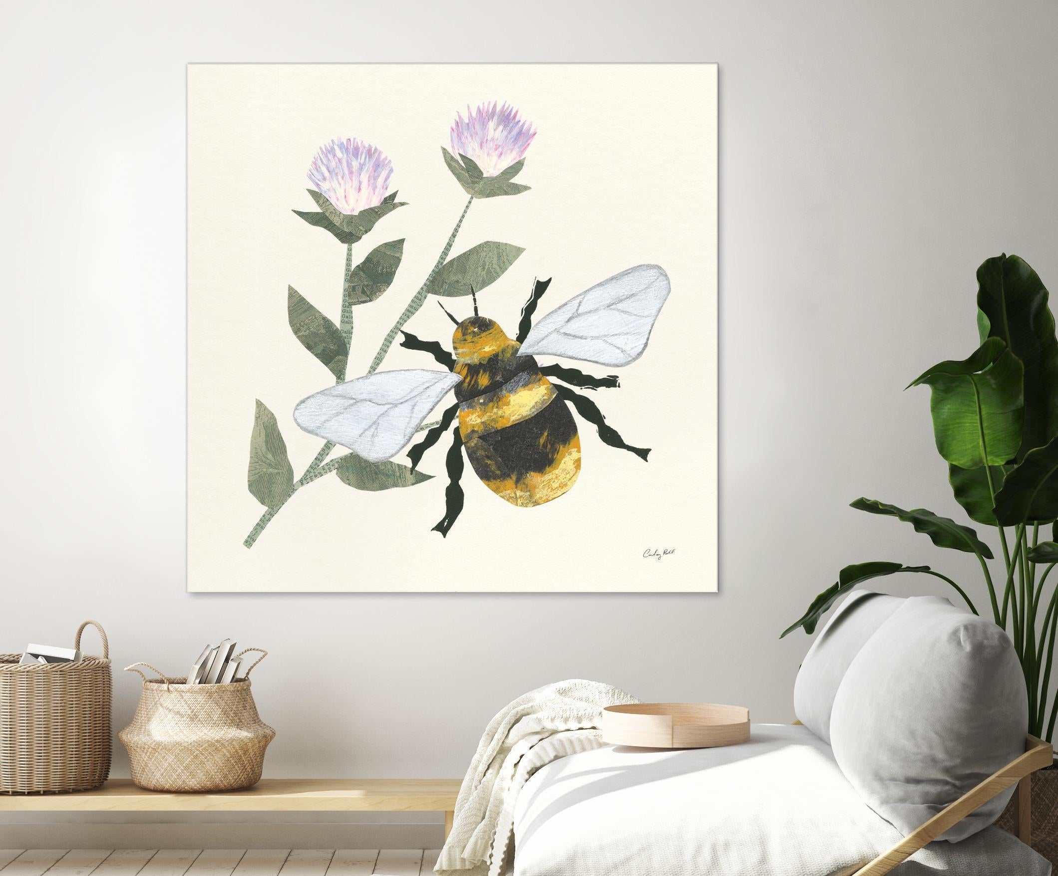 In the Garden Bee by Courtney Prahl on GIANT ART - animals bee