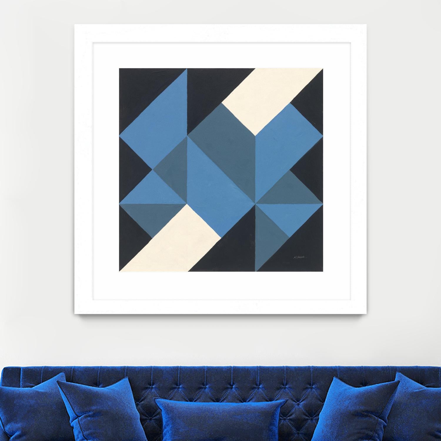 Triangles I by Mike Schick on GIANT ART - abstract abstract