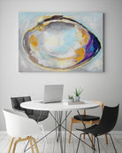 Open Quahog II by Jeanette Vertentes on GIANT ART - blue coastal & nautical seashells
