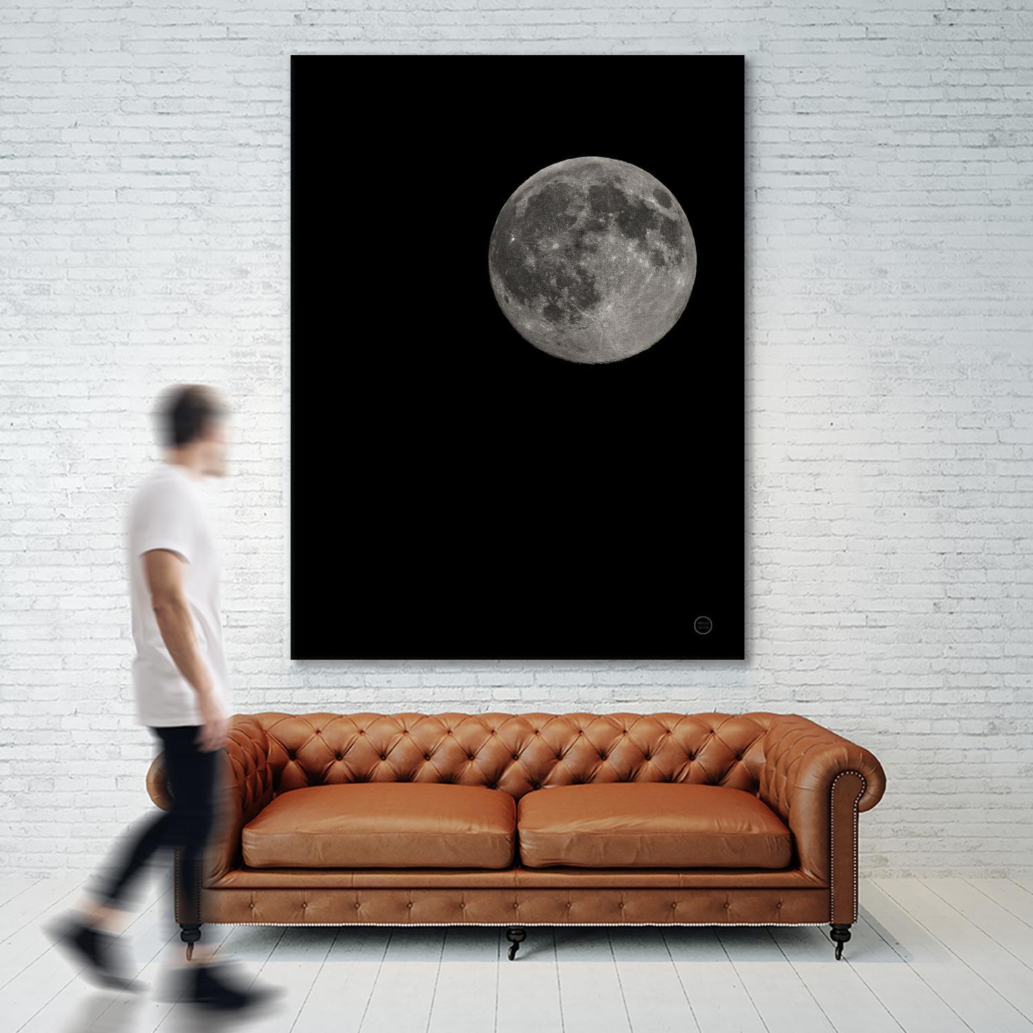 Moon Detail I by Nathan Larson on GIANT ART - astronomy & celestial astronomy