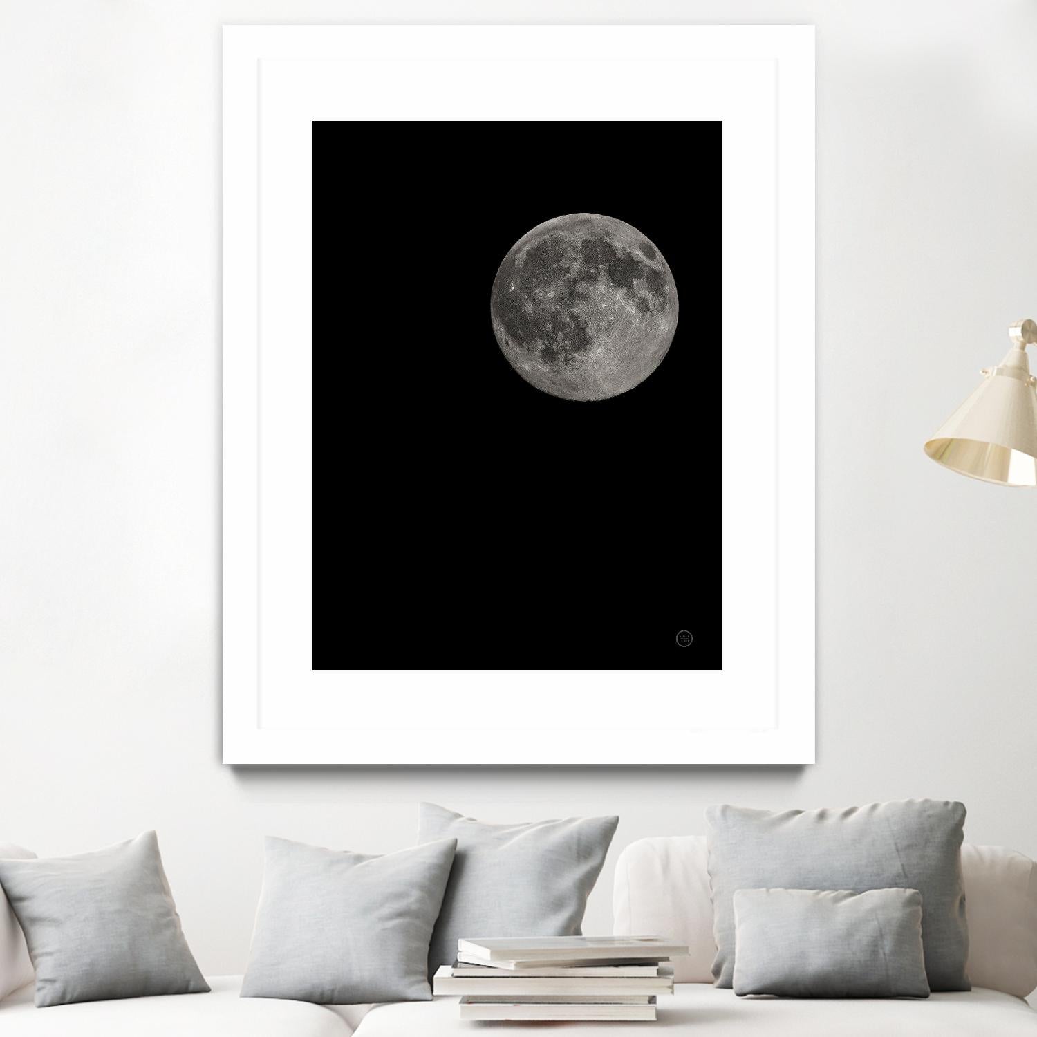 Moon Detail I by Nathan Larson on GIANT ART - astronomy & celestial astronomy