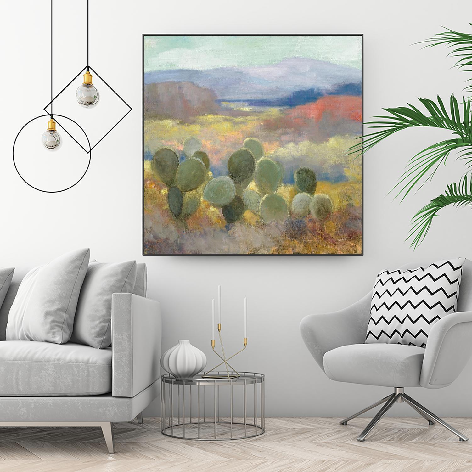 High Desert II by Julia Purinton on GIANT ART - landscape blue