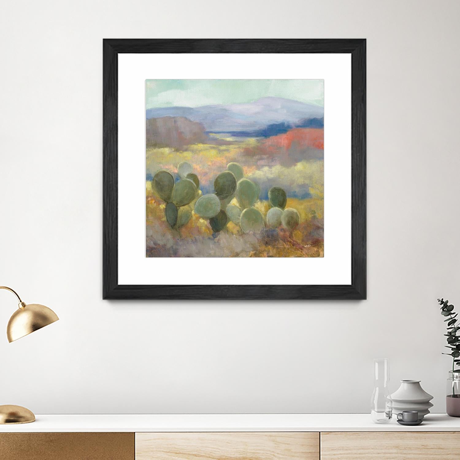 High Desert II by Julia Purinton on GIANT ART - landscape blue