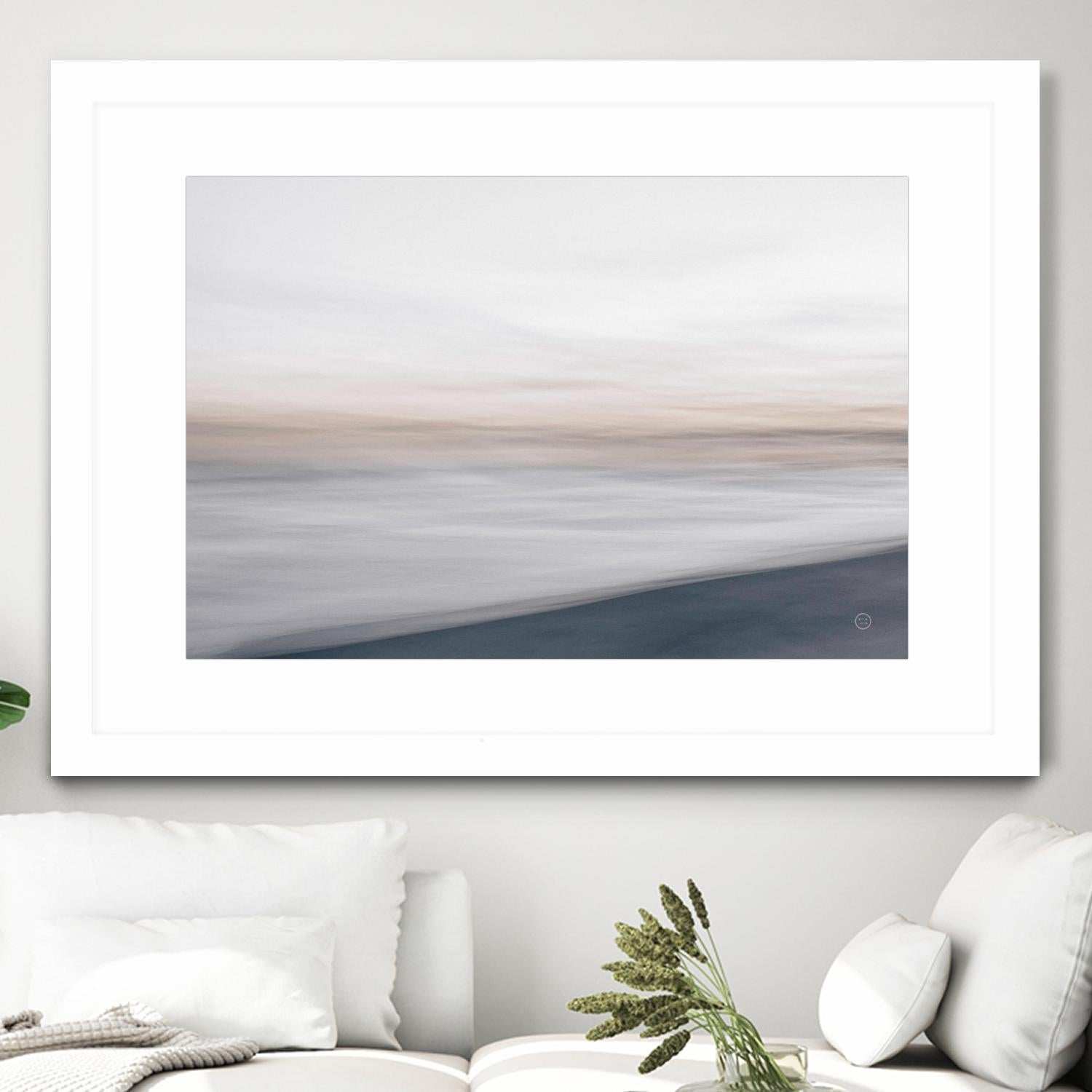 Waves Move Me I by Nathan Larson on GIANT ART - beige coastal & nautical waves