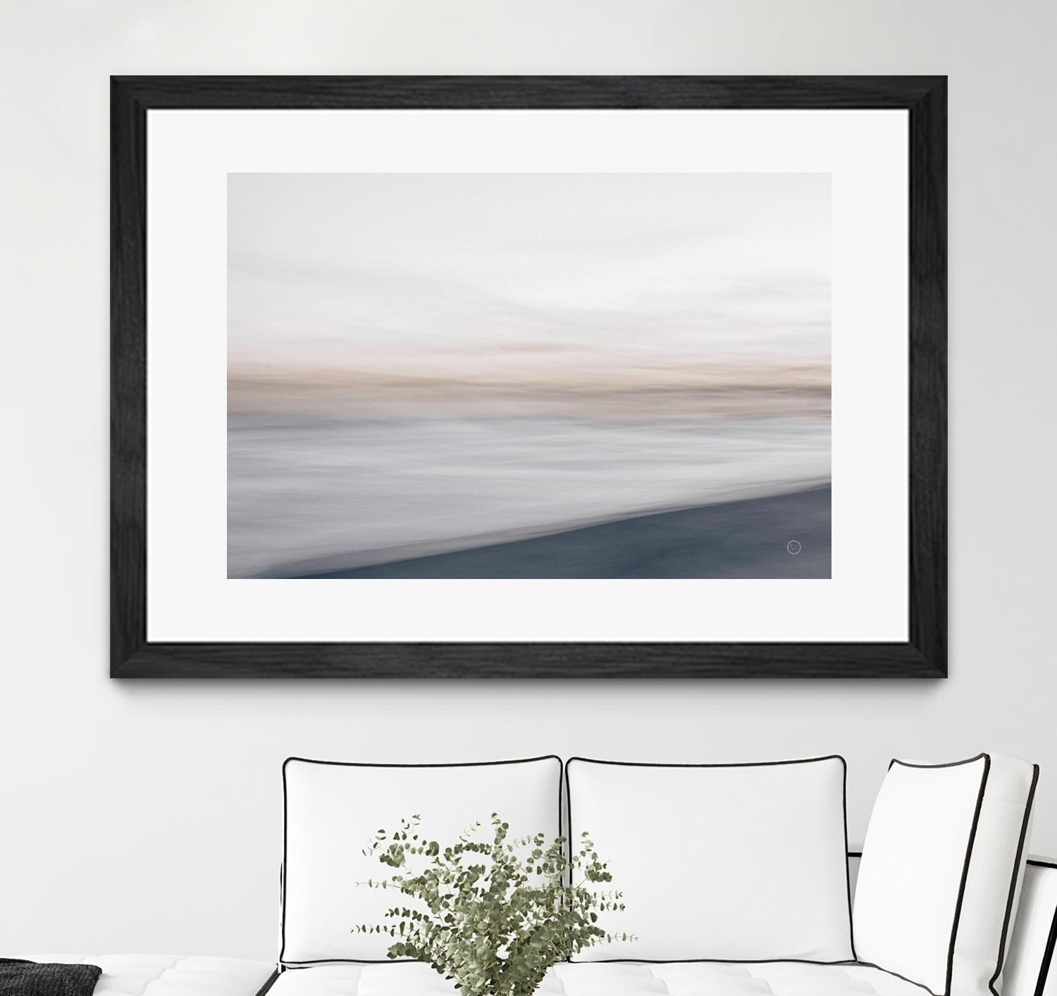 Waves Move Me I by Nathan Larson on GIANT ART - beige coastal & nautical waves