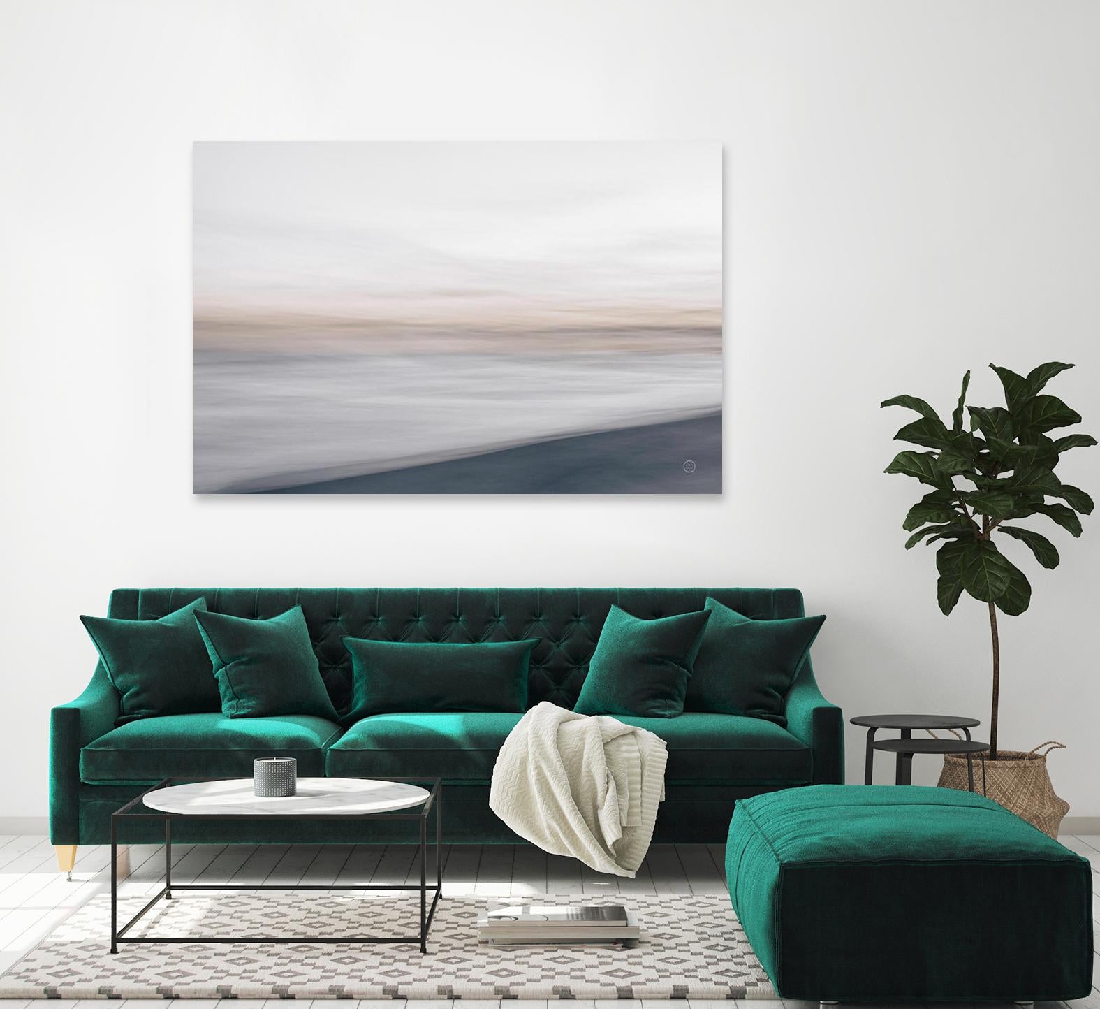 Waves Move Me I by Nathan Larson on GIANT ART - beige coastal & nautical waves