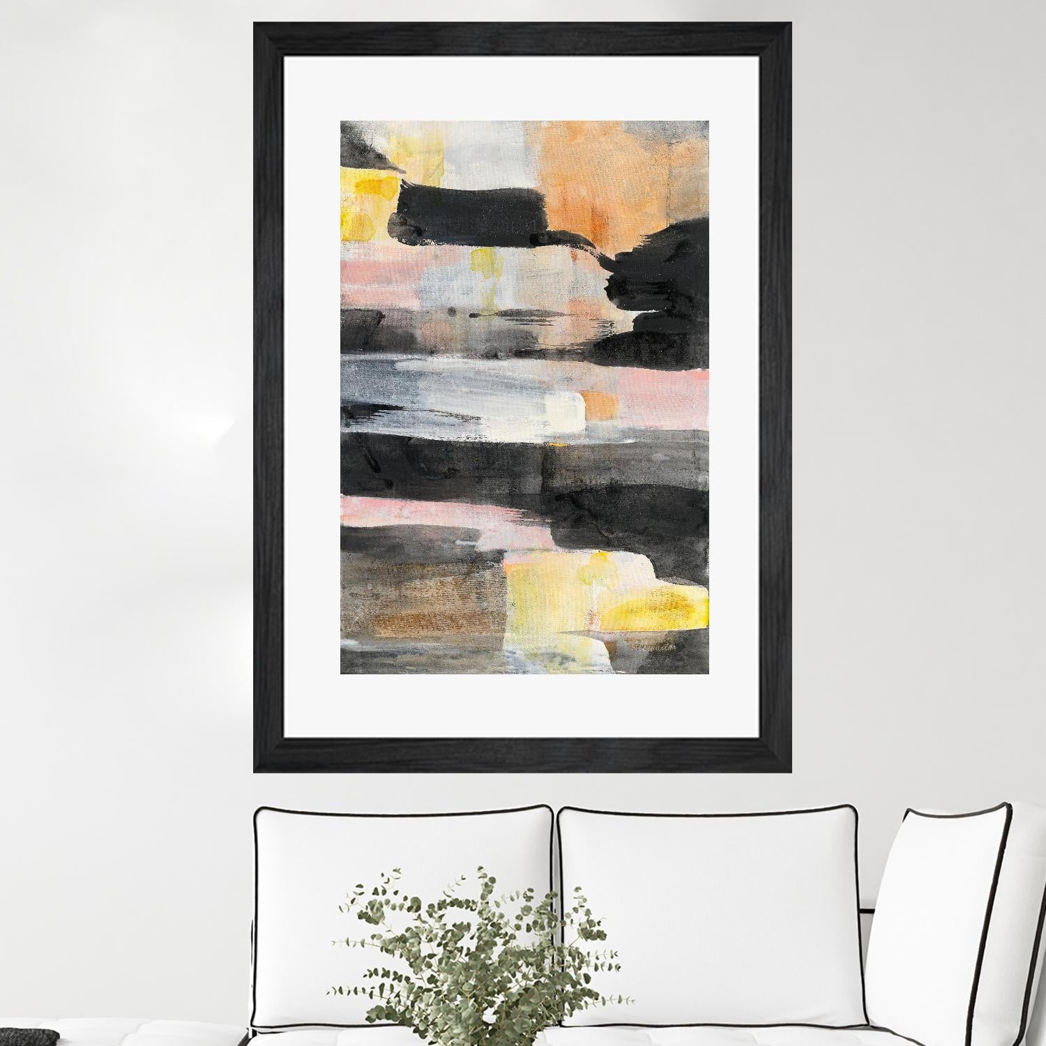 Break of Day by Albena Hristova on GIANT ART - orange abstract orange