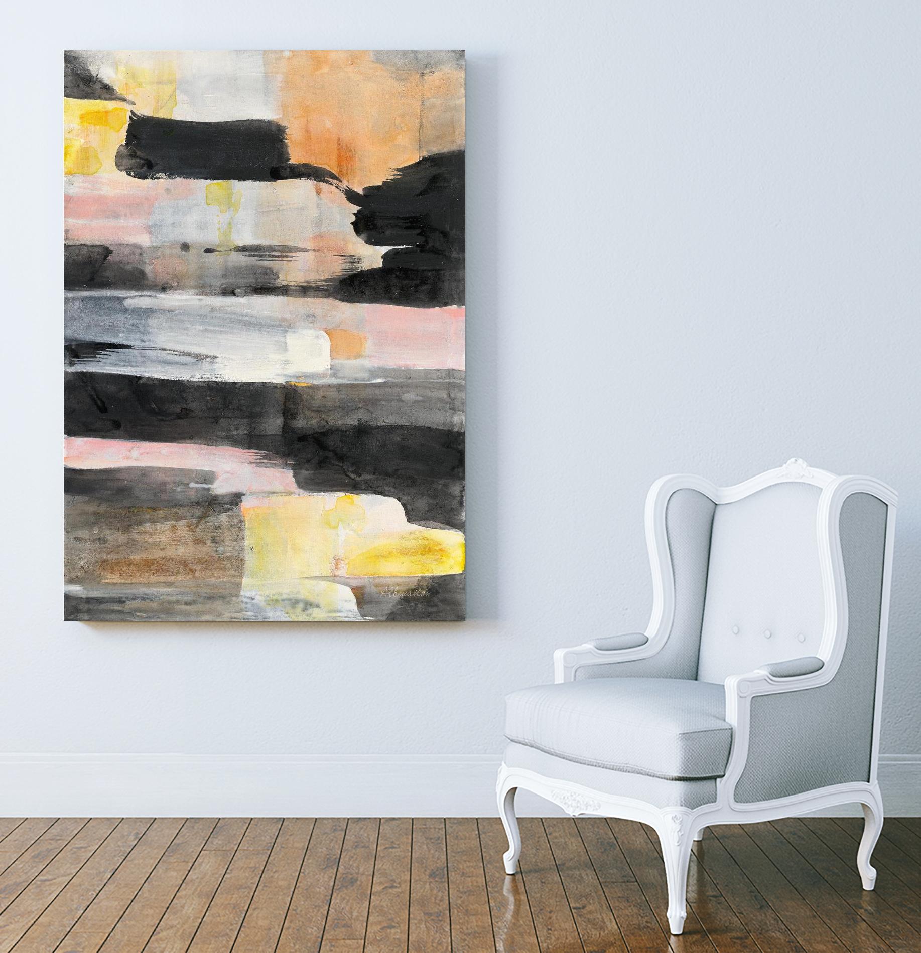 Break of Day by Albena Hristova on GIANT ART - orange abstract orange