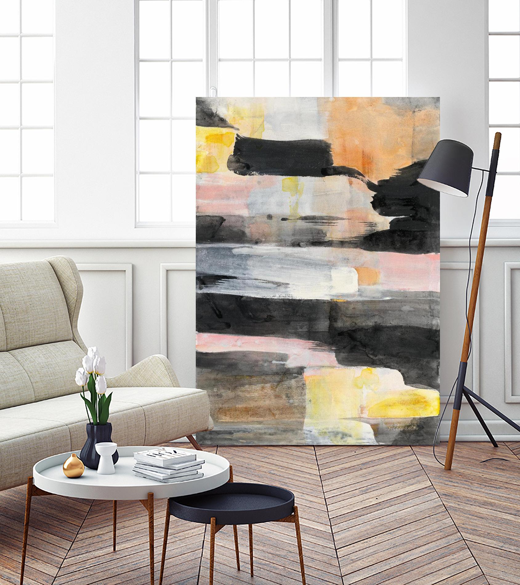 Break of Day by Albena Hristova on GIANT ART - orange abstract orange