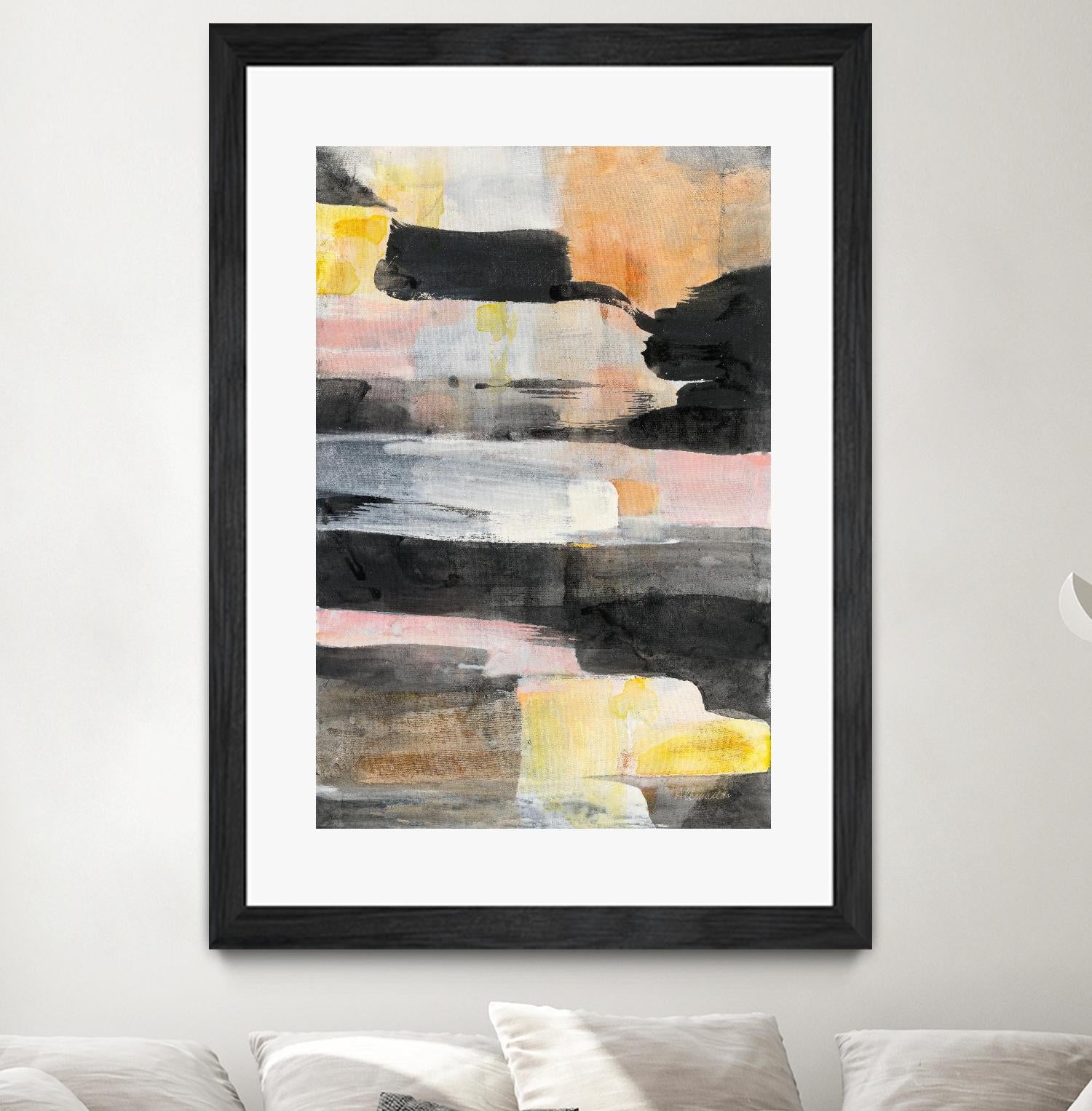 Break of Day by Albena Hristova on GIANT ART - orange abstract orange