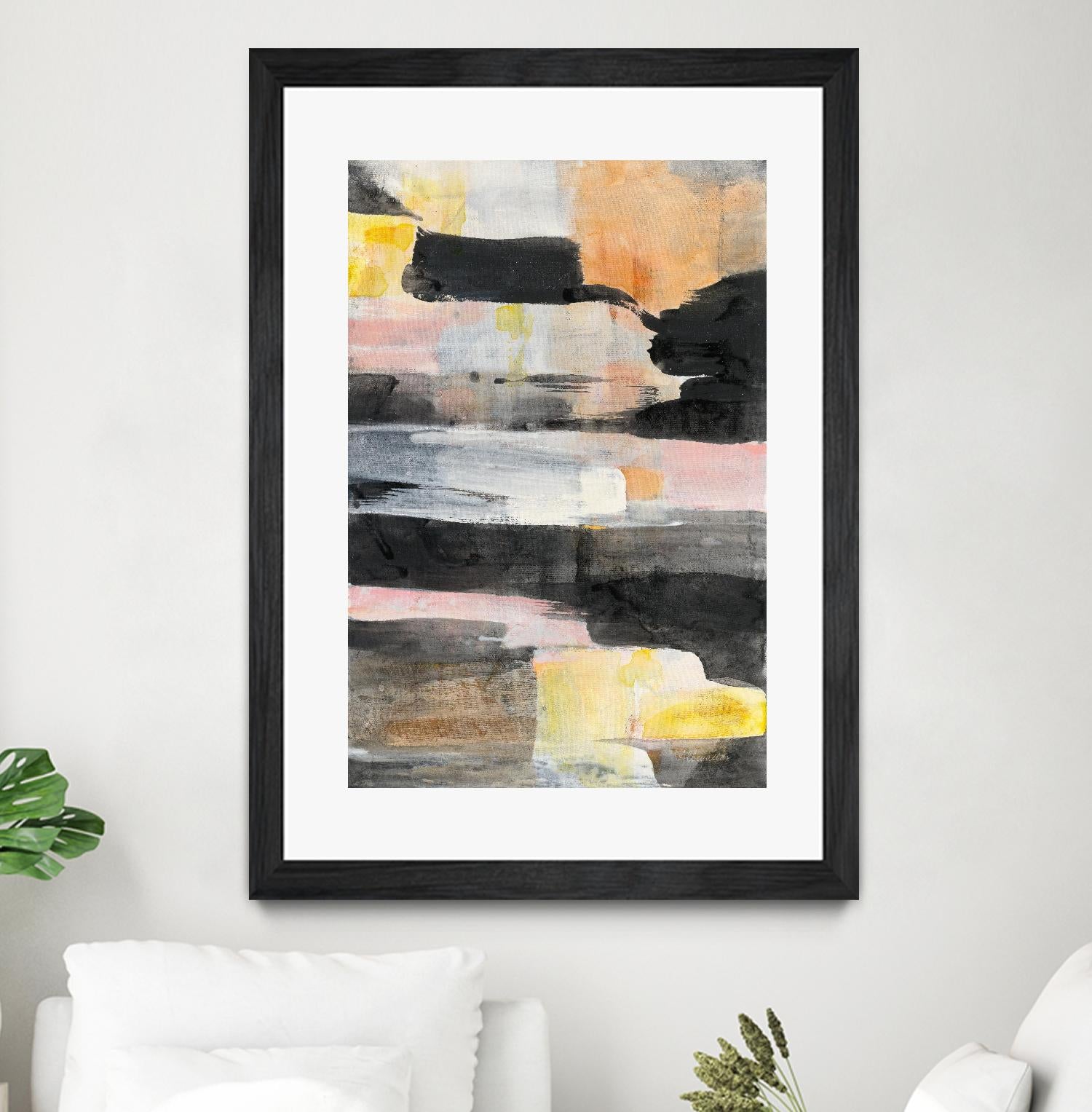 Break of Day by Albena Hristova on GIANT ART - orange abstract orange