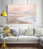 Sunrise Coast by Danhui Nai on GIANT ART - beige coastal & nautical waves