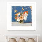 Peach and White Bouquet by Pamela Munger on GIANT ART - abstract abstract