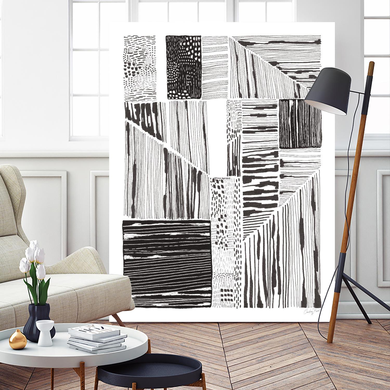 Lined Up II by Courtney Prahl on GIANT ART - abstract abstract