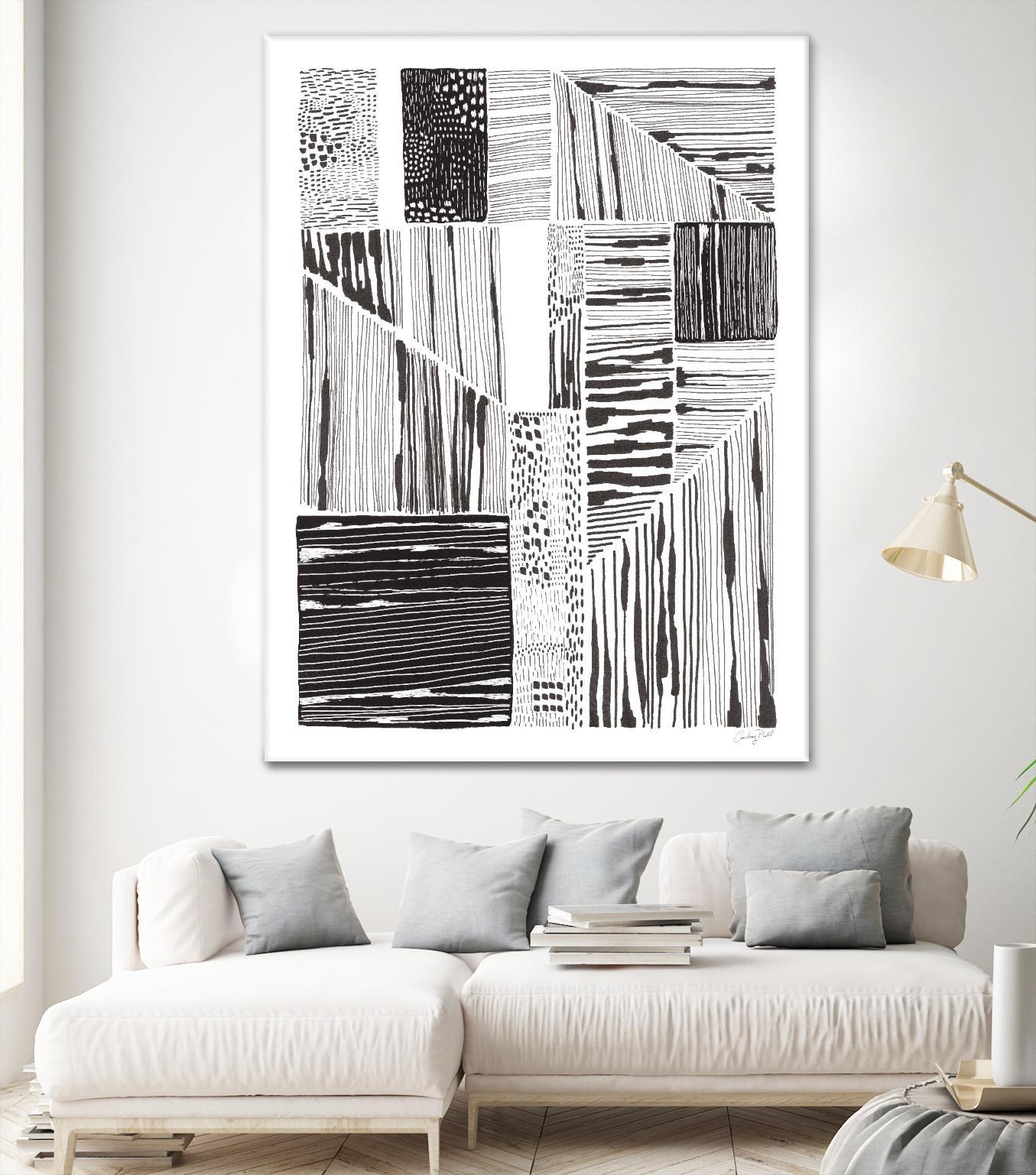 Lined Up II by Courtney Prahl on GIANT ART - abstract abstract