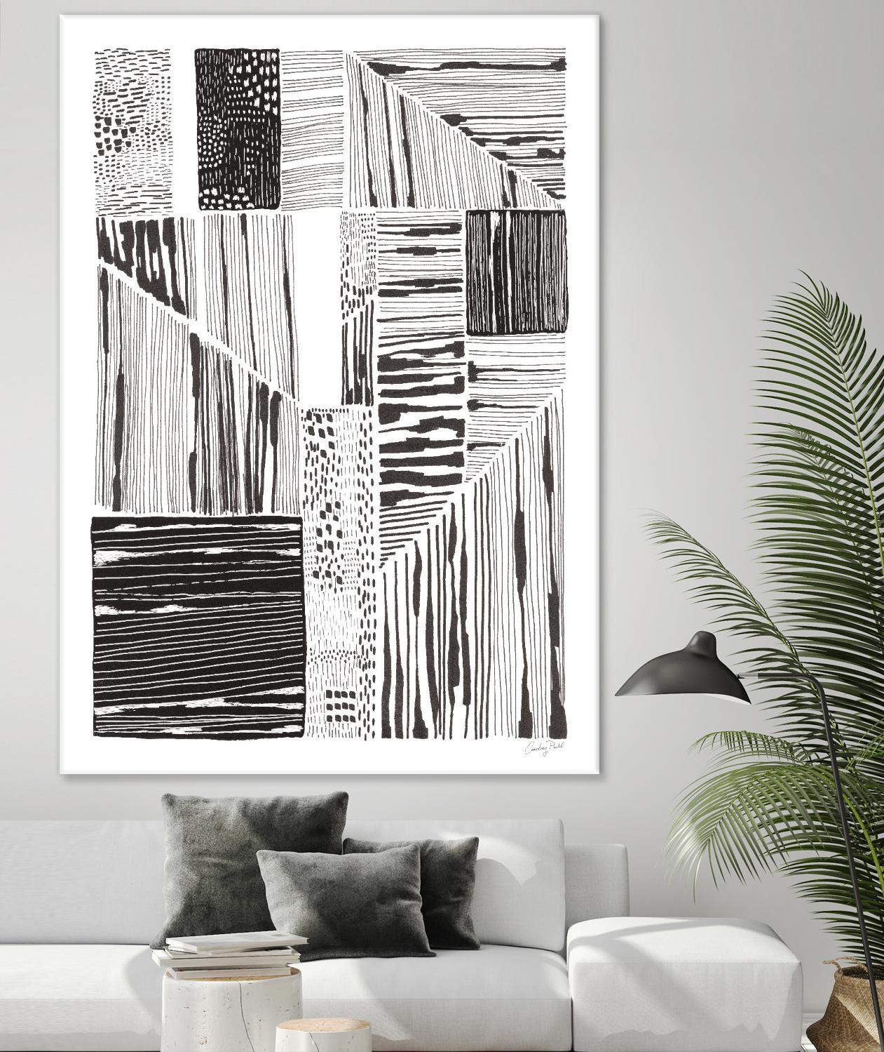 Lined Up II by Courtney Prahl on GIANT ART - abstract abstract