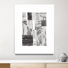 Lined Up II by Courtney Prahl on GIANT ART - white linear dots