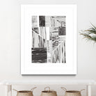 Lined Up II by Courtney Prahl on GIANT ART - white linear dots