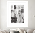 Lined Up II by Courtney Prahl on GIANT ART - white linear dots