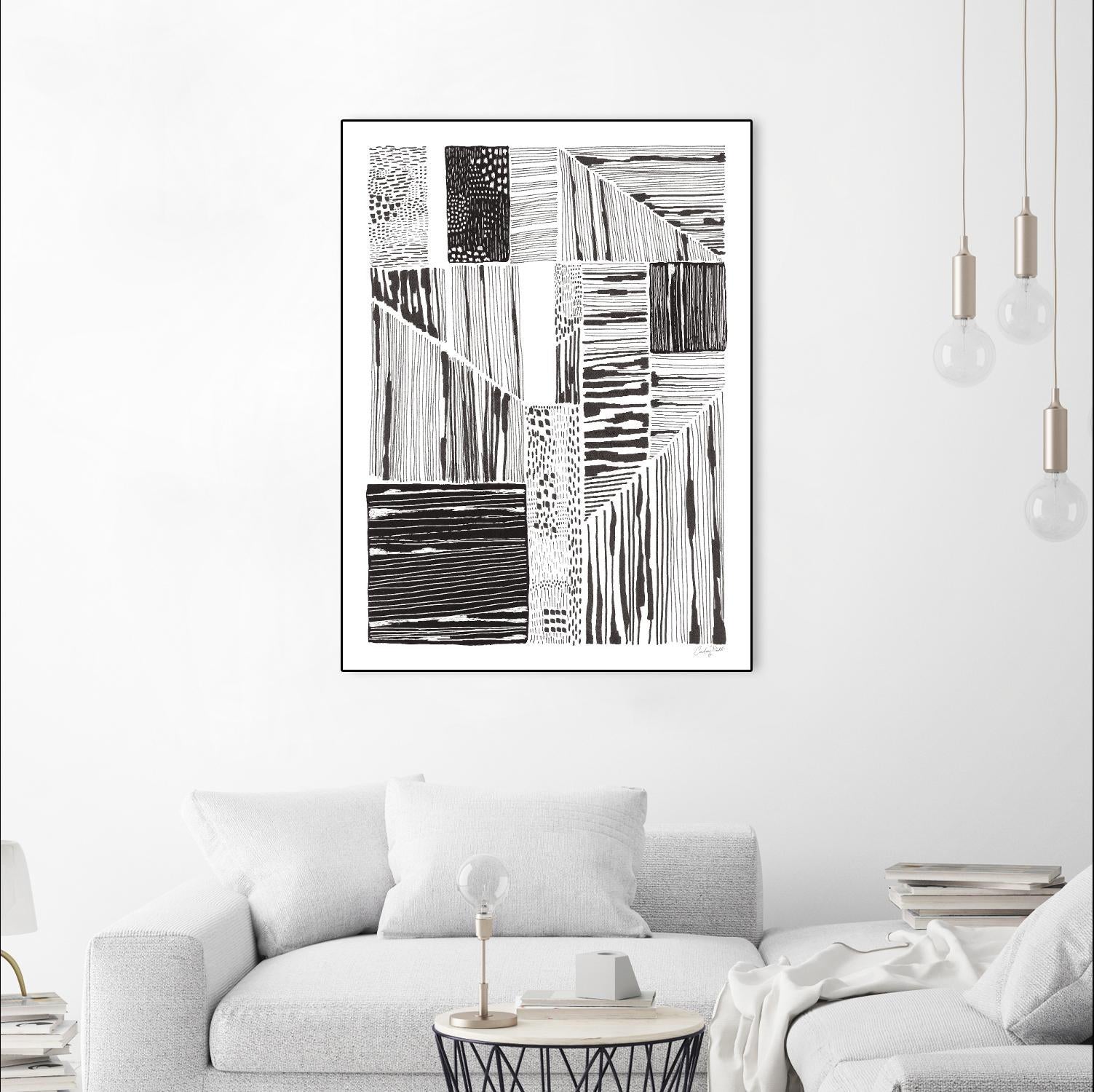 Lined Up II by Courtney Prahl on GIANT ART - abstract abstract